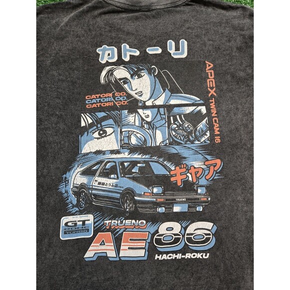 Catori AE86 Trueno Hachi-Roku GT Turbo Anime T-Shirt (Men's M) - Picture 11 of 11